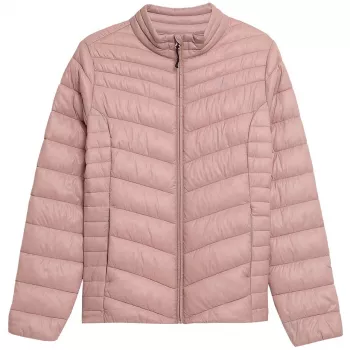 4F Women's Light Pink Quilted Jacket H4Z21 KUDP002 56S