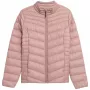 4F Women's Quilted Light Pink Puffer Jacket H4Z21 KUDP002 Size S