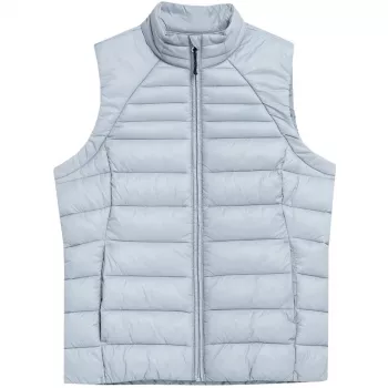 4F Women's Quilted Vest Light Blue SS23 Size L