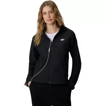 4F Women's Softshell Jacket F546 Deep Black 2XL