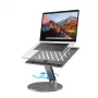 4smarts ErgoPro Laptop/Tablet Stand (Grey, Aluminium, Foldable, 10-17 inch)