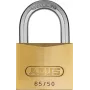 ABUS 65/50 KD Padlock - Solid Brass Body, Hardened Steel Shackle, Keyed Different