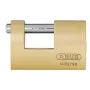 ABUS 82/90 Solid Brass Padlock with Hardened Steel Shackle – High Security, Double Bolted, 2 Keys