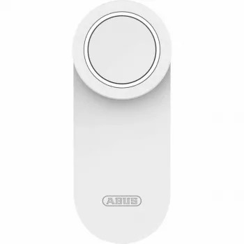 ABUS ABLO10000W Wireless Door Lock Actuator for Euro Profile Cylinders, Surface-Mounted, White