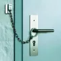 ABUS ABTS21540 Door Chain with Security Ring, Nickel-Plated Steel, 215 mm