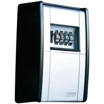 ABUS KeyGarage 787 Key Safe - Black/Silver - Metal - 4-Digit Combination - 80 x 45 x 120 mm