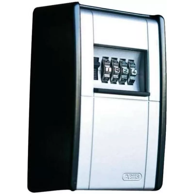ABUS KeyGarage 787 Key Safe - Black/Silver - Metal - 4-Digit Combination - 80 x 45 x 120 mm