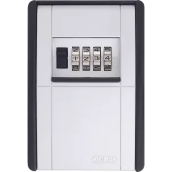 ABUS KeyGarage 787 Key Safe - Black/Silver - Metal - 4-Digit Combination - 80 x 45 x 120 mm