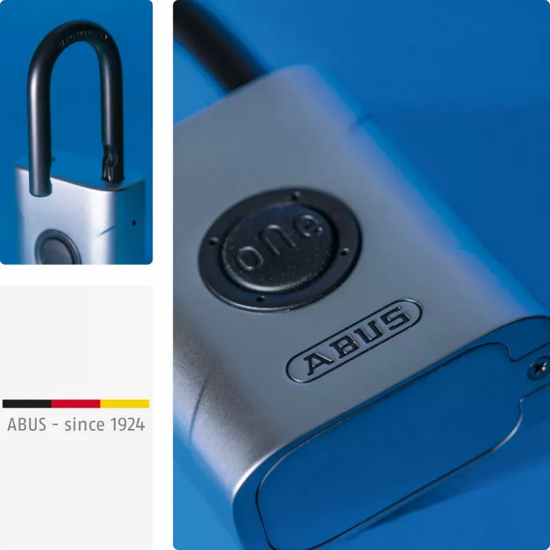 ABUS Security-Center ABEO10000 Bluetooth Padlock, Silver