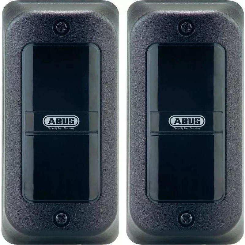 ABUS Security-Center Ecoline LS1020 PIR Motion Sensor, White, 12 m Range, 180° Angle, IP44, Wall Mount