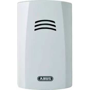 ABUS Security-Center HSWM10000 Water Leak Sensor for Smartvest Alarm System, 868 MHz, 85 dB Siren, 1.5 m Probe Cable, White