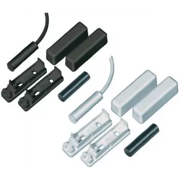ABUS Security-Center MK2000W Wired Magnetic Contact Sensor for Doors and Windows, 5m Cable, White