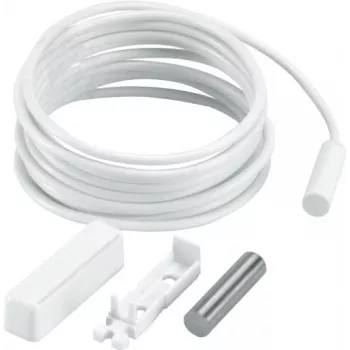 ABUS Security-Center MK2000W Wired Magnetic Contact Sensor for Doors and Windows, 5m Cable, White