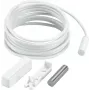 ABUS Security-Center MK2000W Wired Magnetic Contact Sensor for Doors and Windows, 5m Cable, White