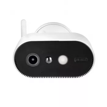 ABUS Security-Center PPIC91520 Additional Wireless Battery Security Camera for ABUS Battery Camera Pro – Full HD 1080p, IP65, White