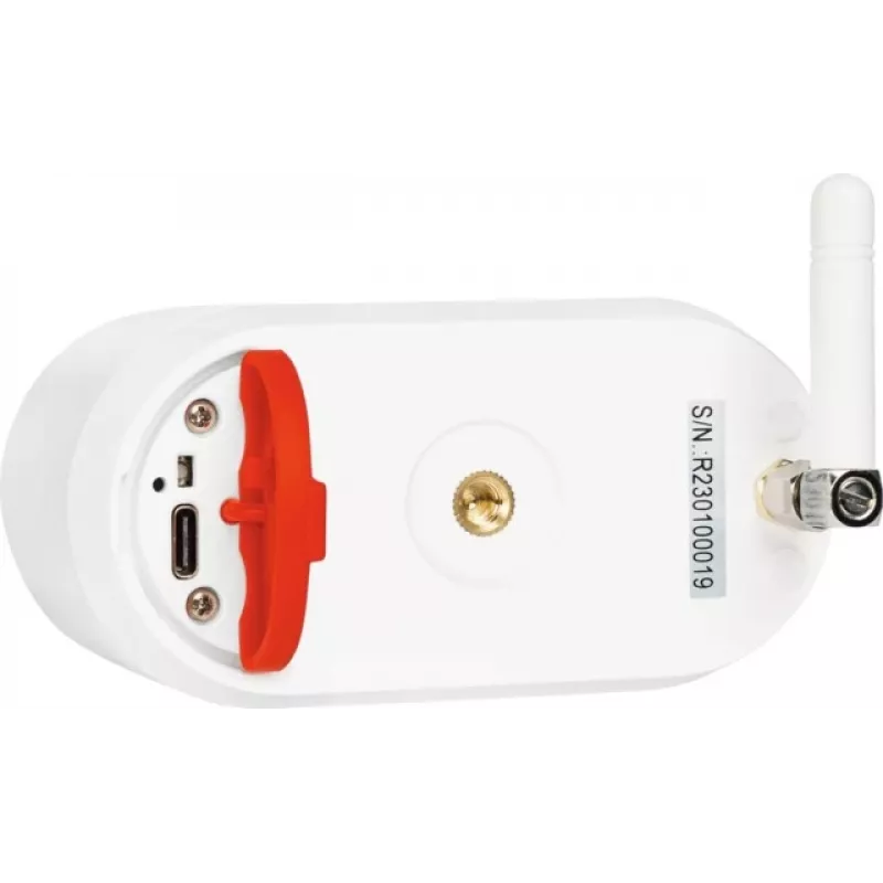 ABUS Security-Center PPIC91520 Additional Wireless Battery Security Camera for ABUS Battery Camera Pro – Full HD 1080p, IP65, White