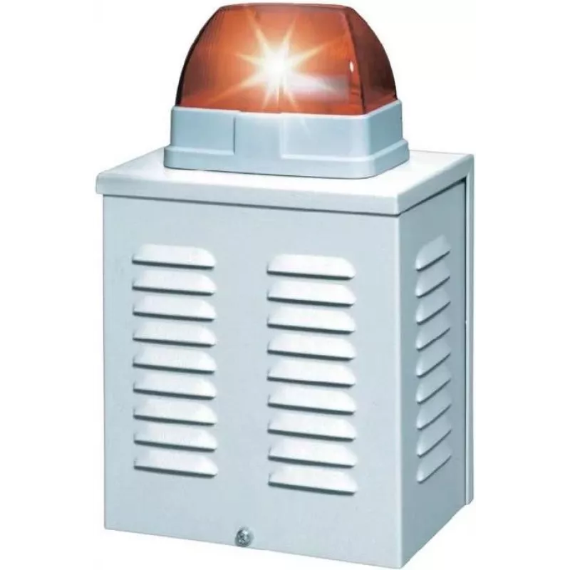 ABUS Security-Center SG1650 Optic/Acoustic Combination Signal Transmitter – 110 dB Siren & Strobe, IP55 Aluminium