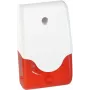 ABUS Security-Center SG1681 Mini Siren with Flashing Light, Red, 12 V DC, 105 dB, IP44, Wired, Indoor/Covered Outdoor