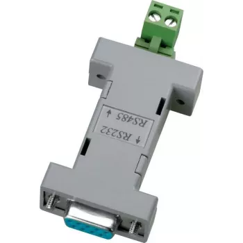 ABUS TV8469 RS232 to RS485 Interface Converter, DB9, Bus-Powered, 115.2 kbps, 1200 m, Black