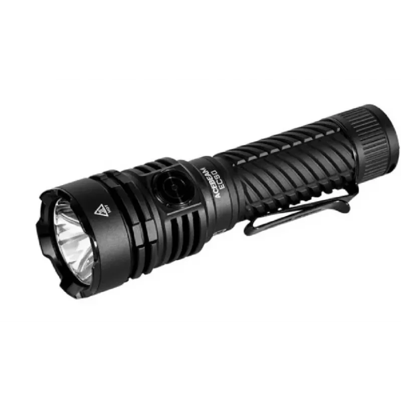 ACEBEAM EC90 Black Flashlight 6500 Lumens USB-C Rechargeable
