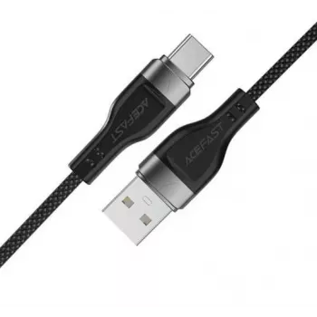 ACEFAST C11-04 USB-A to USB-C 3A Magnetic Braided Cable 1.2m Black
