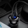 ACEFAST Car Charger 66W USB Type C / USB, PPS, Power Delivery, Quick Charge 4.0, AFC, FCP Black (B4 black)