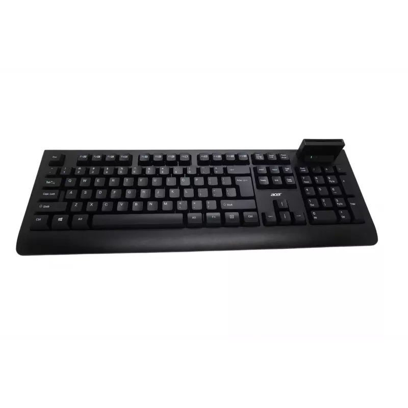 Acer AKW320 Wired Keyboard with Smart Card Reader, US International Layout, Black