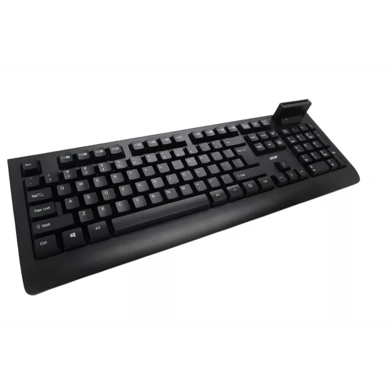 Acer AKW320 Wired Keyboard with Smart Card Reader, US International Layout, Black