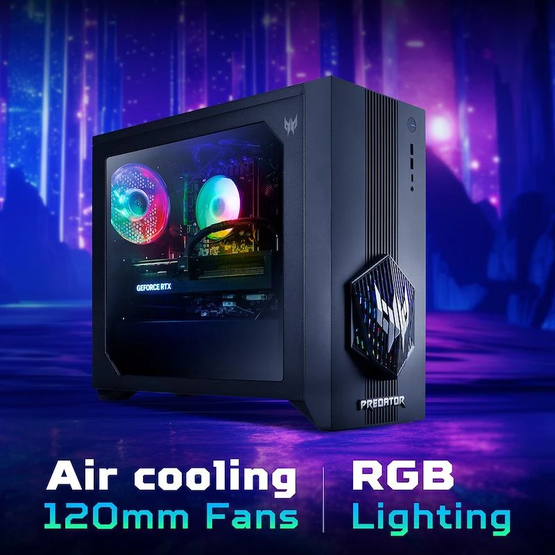 Acer Predator Orion 3000 PO3-665 Gaming Desktop PC - Intel Core Ultra 7 265F, 32GB DDR5, 1TB SSD, NVIDIA GeForce RTX 5060, Windows 11 Home