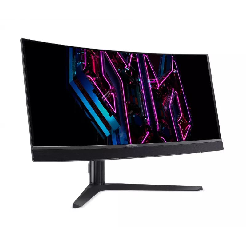 Acer Predator X34QXC Ergo OLED 86 cm 34 inch Curved 1800R WQHD ZeroFrame OLED 360 Hz 21:9 0.03 ms (GTG) 1300 nits 2x HDMI 2.1 2x DP 1x USB-C Built-in Speakers