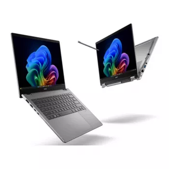 Acer TravelMate TMP414RN-56-TCO-77G3 Laptop, 14 inch WUXGA IPS Touch 120Hz, Intel Core Ultra 7 355, 16GB DDR5, 512GB SSD, Windows 11 Pro, German QWERTZ keyboard