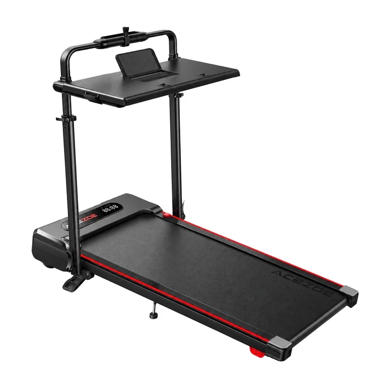 ACEZOE P20 Folding Electric Treadmill - 2.5 HP Motor, 12 km/h, LED Display, Red