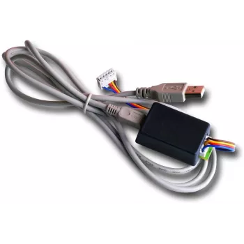 ACO CDN-USB USB Programming Cable for ACO CDN Series Intercom Modules, 1.8m, Black