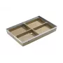 ACO Vario Floor Drain Bottom Part 75x50 DN 75/DN 50 Black