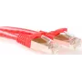 ACT 1.50m Cat6a S/FTP PiMF Red Patch Cable IB5051