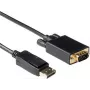 ACT 2m DisplayPort Male to VGA Male Conversion Cable (AK3999)