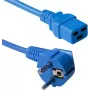 ACT 3m Angled Schuko to C19 Blue Power Cord 16A 250V AK5174