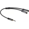 ACT AC3620 Audio Splitter Cable 0.15 m 3.5mm Male to 2x Female Black