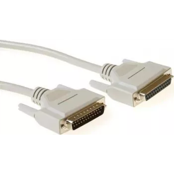 ACT AK4066 10m Serial RS-232 Straight-Through Cable DB25 Male to DB25 Female Molded Double Shielded