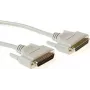 ACT AK4066 10m Serial RS-232 Straight-Through Cable DB25 Male to DB25 Female Molded Double Shielded