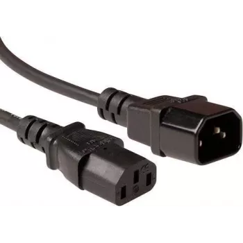 ACT AK5214 1.2m C14 to C13 Power Cable Black