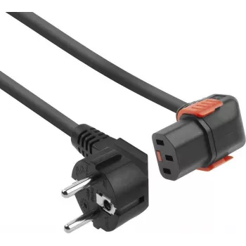 ACT AK5257 Power Cable Black 3 m CEE 7/7 to C13 Coupler