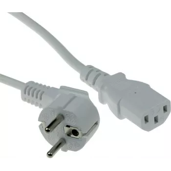 ACT AK5402 Power Cable White 1m CEE 7/7 to IEC C13