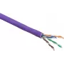 ACT Cat 6 U/UTP Solid Installation Cable, LSZH, CPR Dca, 24AWG, Violet, 305m (XS6003)