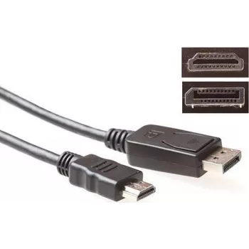 ACT DisplayPort to HDMI Conversion Cable 1m 4K@30Hz Gold-Plated Connectors AK3988