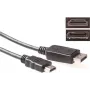 ACT DisplayPort to HDMI Conversion Cable 1m 4K@30Hz Gold-Plated Connectors AK3988