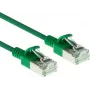 ACT Green 0.15m LSZH U/FTP CAT6A Datacenter Slimline Patch Cable Snagless with RJ45 Connectors (DC7730)