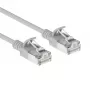 ACT Grey 2.5m LSZH S/FTP CAT6A Slimline Snagless Patch Cable (DB7053)