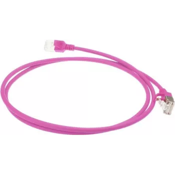 ACT Pink 3m LSZH U/FTP CAT6A Datacenter Slimline Patch Cable Snagless with RJ45 Connectors (DC7403)
