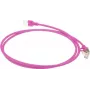 ACT Pink 3m LSZH U/FTP CAT6A Datacenter Slimline Patch Cable Snagless with RJ45 Connectors (DC7403)